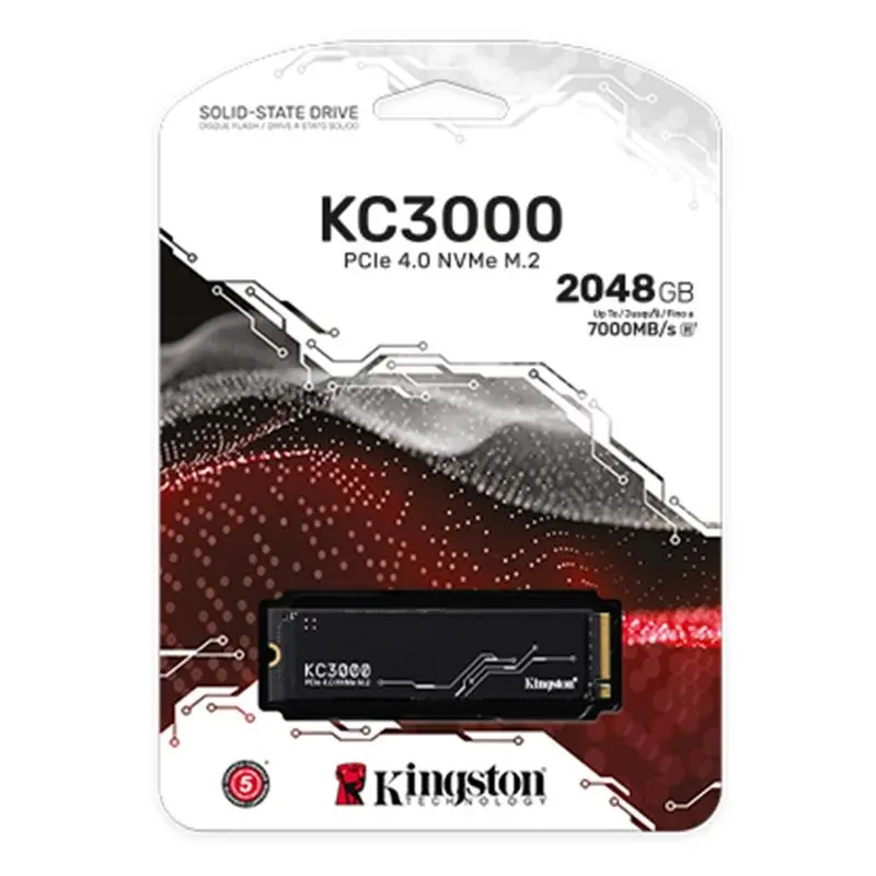 2 TB KINGSTON PCIE 4.0 NVME M.2 2280 7000/7000 SKC3000D/2048G