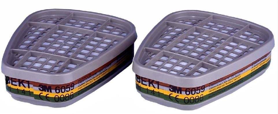 3M 6059 Abek1 Org. Asit Ve Amonyak Buhar Filtresi