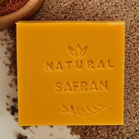 Doğal Safran Özlü Sabun "“ Yaşlanma karşıtı (125 gr, 2'li)