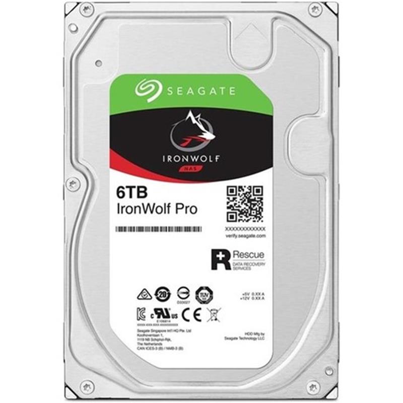 6 Tb Seagate 3.5 Ironwolf Pro Sata3 7200Rpm 256Mb St6000Nt001 (5 Yıl Resmı Dıst Garantılı)
