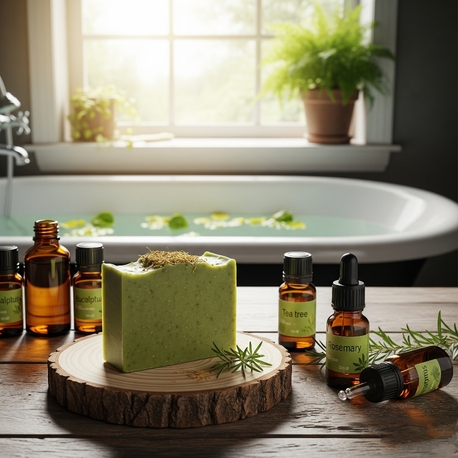 Doğal Çay Ağacı Özlü Sabun "“ Akne karşıtı, derinlemesine temizlik (125 gr, 2'li)