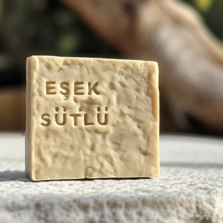 Doğal Eşek Sütlü Sabun "“ Yüksek mineralli (125 gr, 2'li)