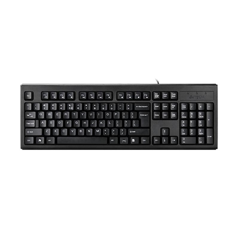 A4 Tech Km720 Q Tr Mm Si̇yah Usb Kablolu Klavye