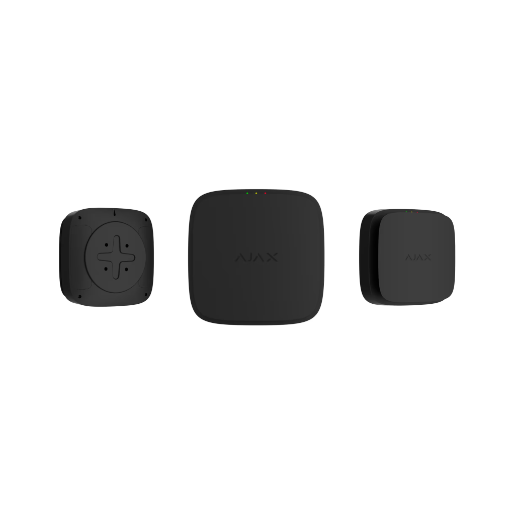 AJAX EN54 Fire Protect Smoke Sounder, Kablosuz Duman + Siren Dedektörü, SİYAH