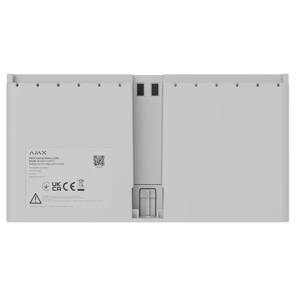 AJAX EN54 Hub/Rex Batarya, 24 Saat, BEYAZ