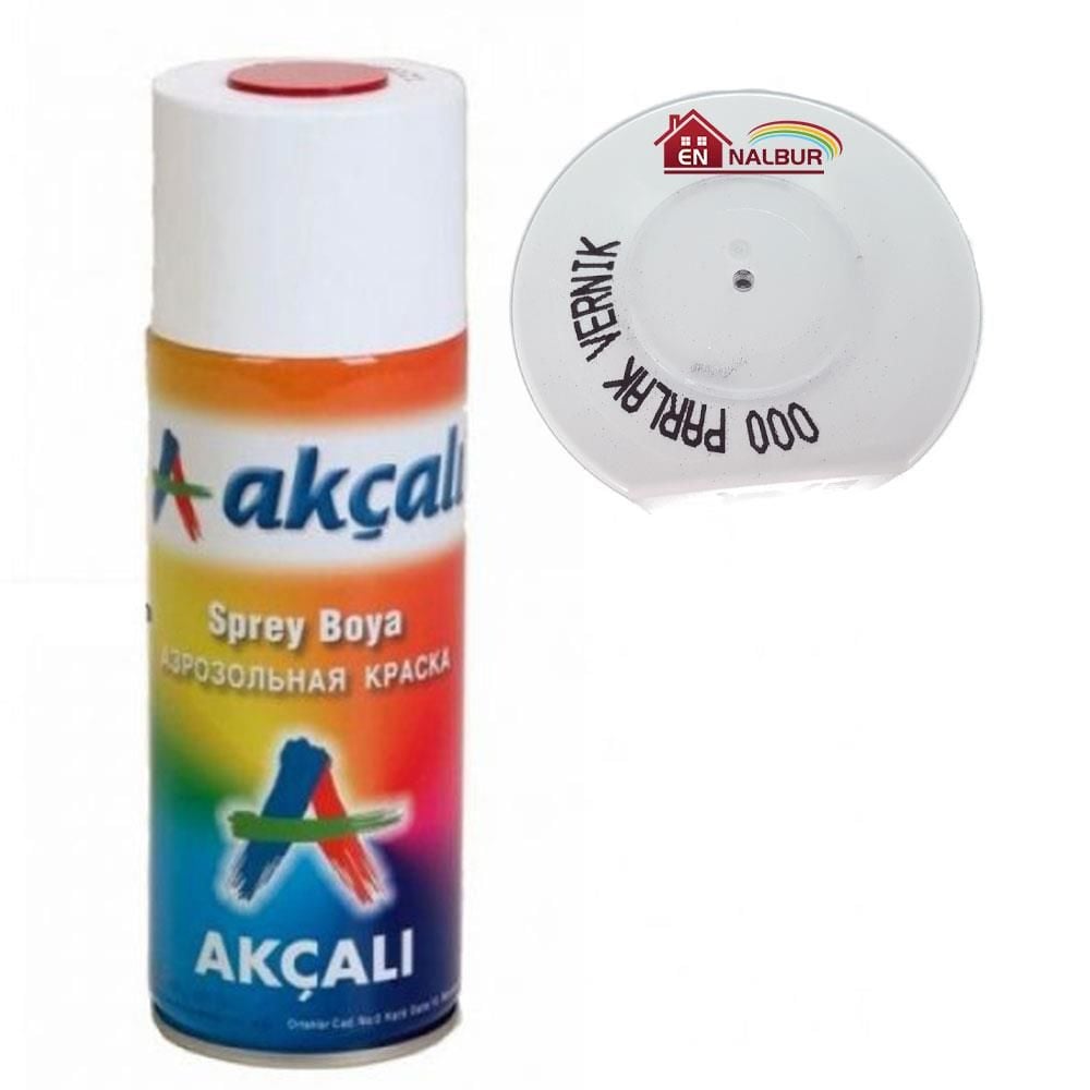 Akçalı Sprey Boya 400 Ml 000 Parlak Vernik