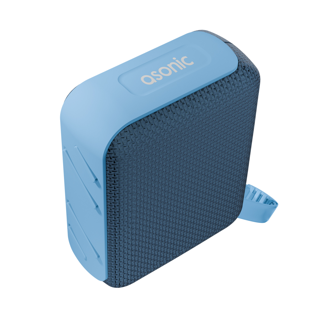 ASONIC AS-03, MAVİ, 5W, BT/USB/TF/TWS, 1200mAh Batarya, Bluetooth V5.3, Kablosuz, Taşınabilir, Speaker