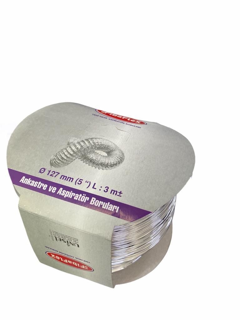 Aspilatör Borusu Telli 127 Mm 3 Metre