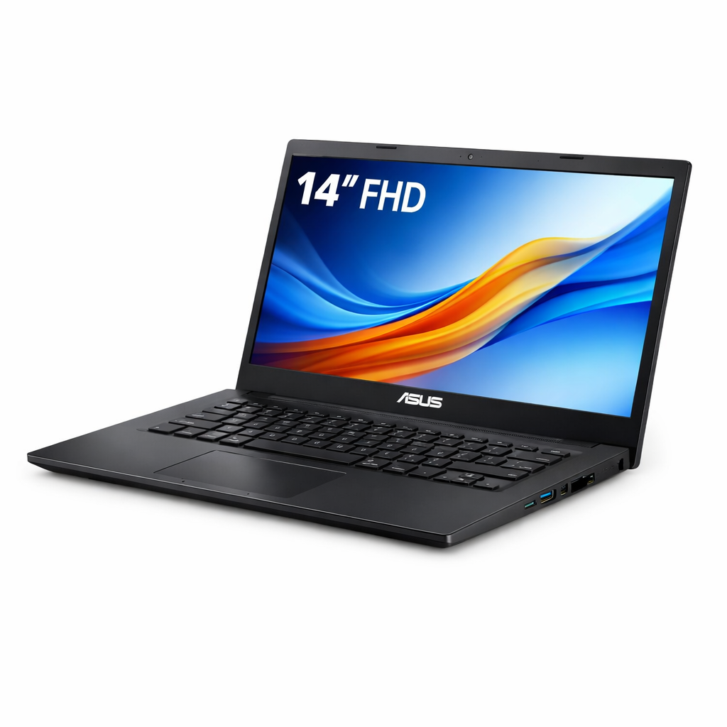 ASUS 14" FHD Black, Core™ 7 Processor 150U, 16GB DDR4 SO-DIMM, 512GB M.2 2280 SSD, Freedos