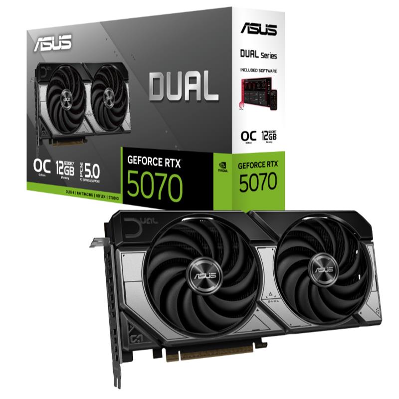 Asus Geforce DualRtx5070O12G 12Gb Gddr7 192Bıt 3Xdp 1Xhdmı Ekran Kartı