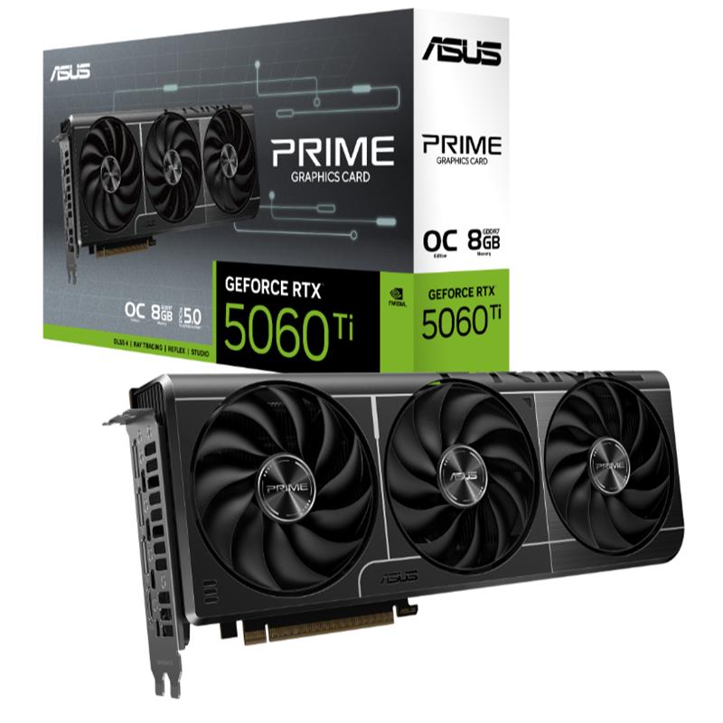 Asus Geforce PrımeRtx5060TıO8G 8Gb Gddr7 128Bıt 1Xhdmı 3Xdp Ekran Kartı