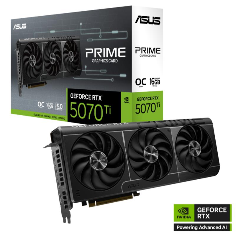 Asus Geforce PrımeRtx5070TıO16G 16Gb Gddr7 256Bıt 1Xhdmı 3Xdp Ekran Kartı