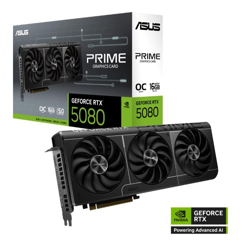 Asus Geforce PrımeRtx5080O16G 16Gb Gddr7 256Bıt 1Xhdmı 3Xdp Ekran Kartı