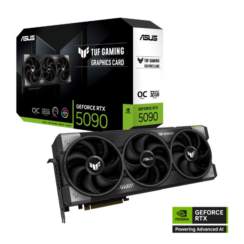 Asus Geforce TufRtx5090O32GGamıng 32Gb Gddr7 512Bıt 2Xhdmı 3Xdp Ekran Kartı