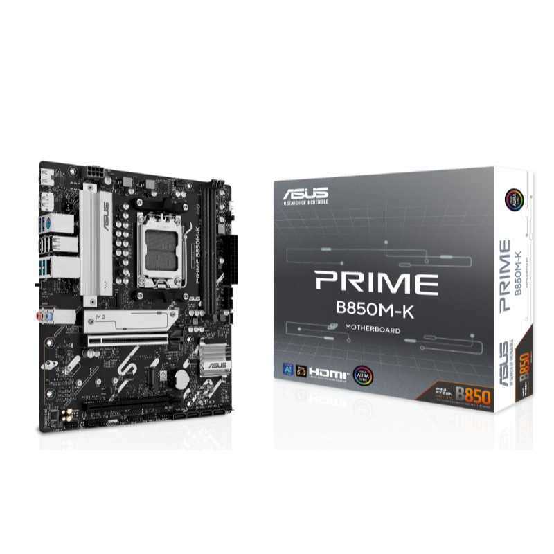 Asus Prıme B850MK Ddr5 8400Mhz 1Xhdmı 1Xdp 2Xm.2 Usb2.0 Matx Am5(Amd Am5 9000/8000/7000 Seri̇leri̇ İle Uyumlu)