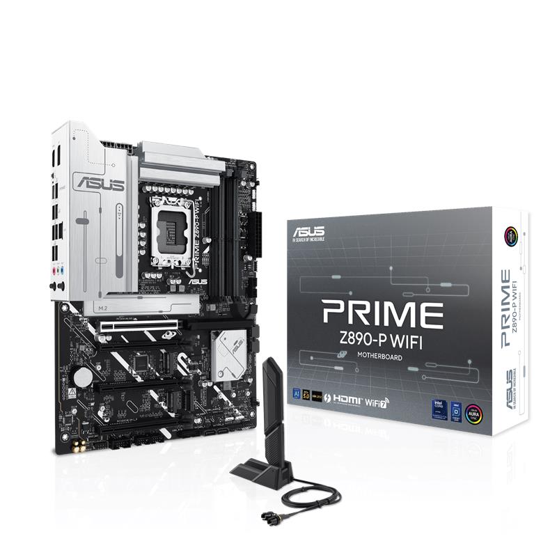 Asus Prıme Z890P Wıfı Ddr5 8666Mt/S 1Xhdmı 1Xdp 1Xusb TypeC 4Xm.2 Atx 1851P (Intel Ultra Processors Serıes 2)