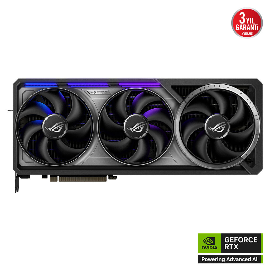 ASUS ROG-ASTRAL-RTX5080-O16G-GAMING, 16Gb, 256Bit, GDDR7, 2xHDMI, 3xDP GAMING Ekran Kartı