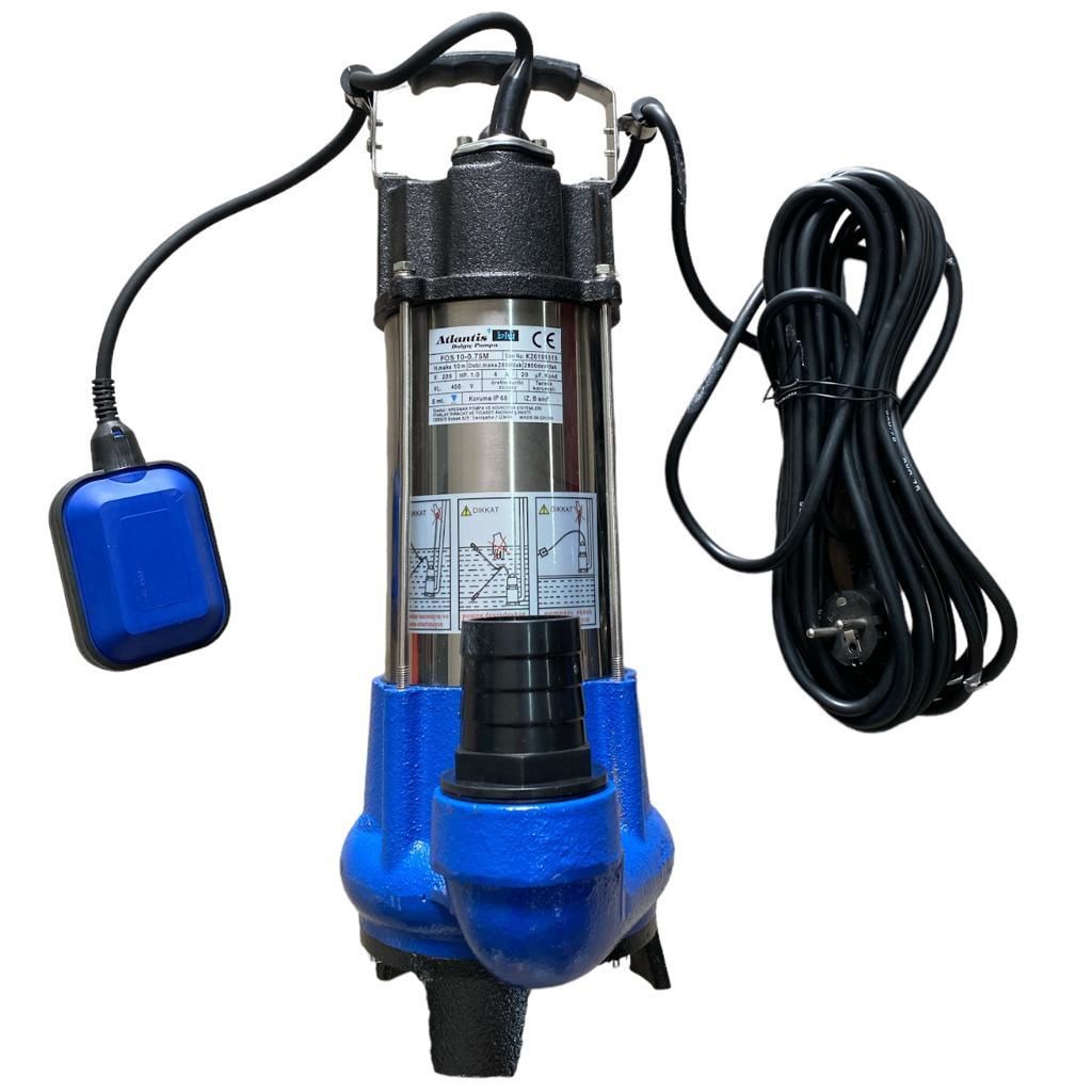 Atlantis Fos100,75M Açık Fanlı Foseptik Pompası 1 Hp