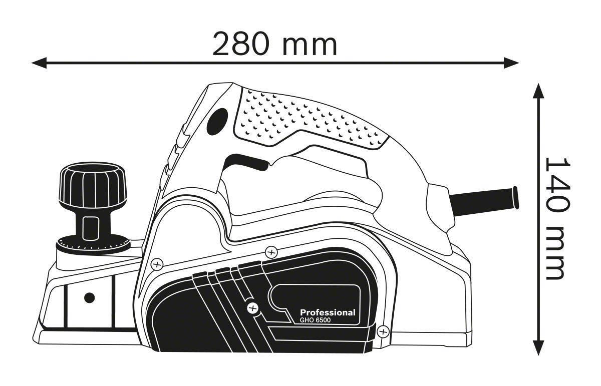 Bosch GHO 6500 Elektrikli Planya Makinesi 0 601 596 000