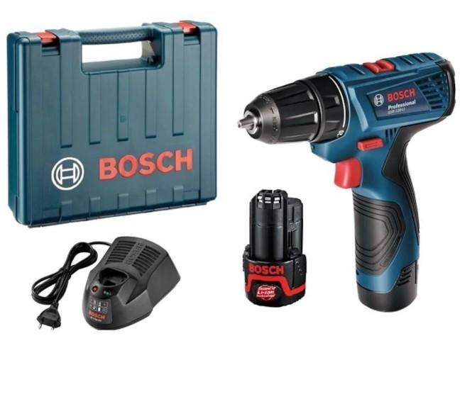 Bosch GSR 120-Li Çift Akülü Delme Vidalama