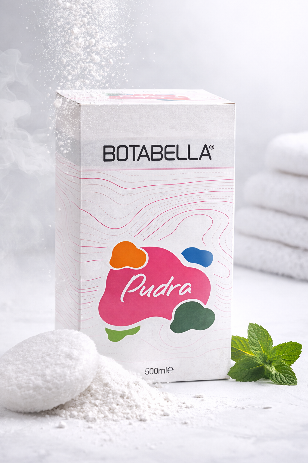 Botabella Pudra 500 ml Profesyonel Vücut Pudrası Ter Önleyici Ferahlatıcı Bakım