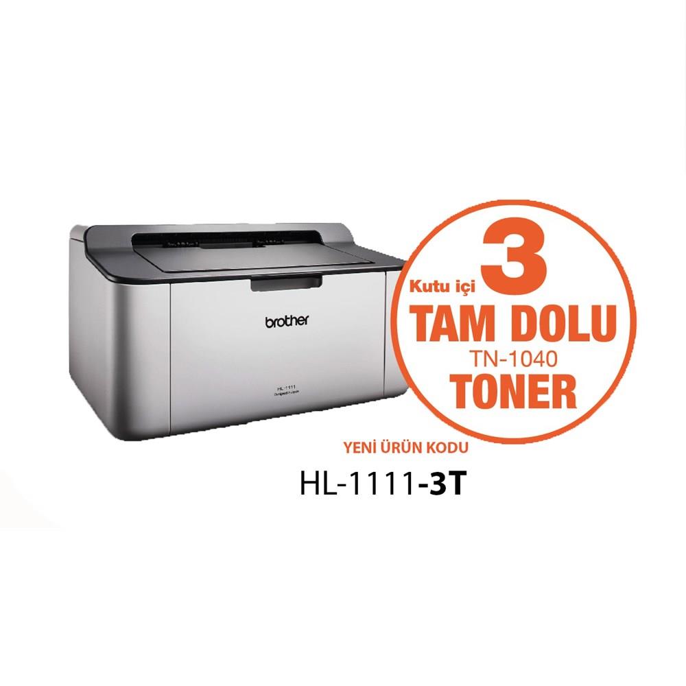 Brother Hl11113T Mono Lazer Yazıcı (3 Tam Dolu Toner)