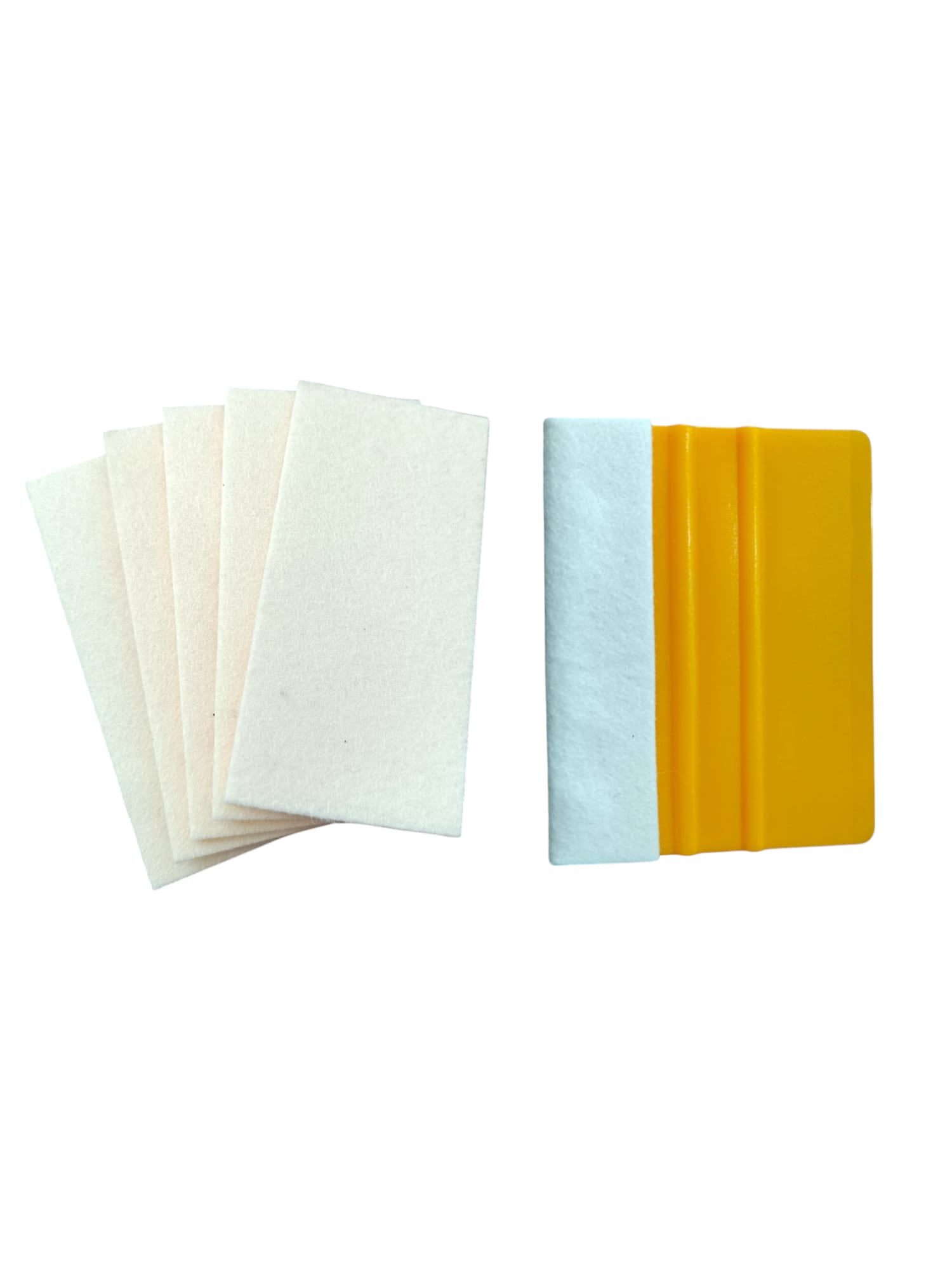 Cam Filmi çekme Uygulama Aparatı Yedek Ucu Yün Keçeli 10x5 cm 1 Adet