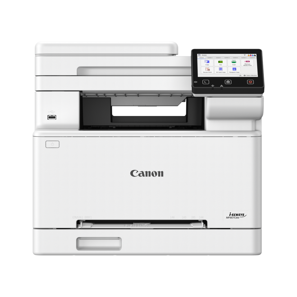 CANON i-SENSYS MF667CDW, Renkli Lazer Yazıcı, Tarayıcı, Fotokopi, Fax, Wifi, Lan, Duplex
