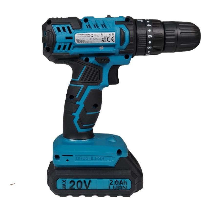 Cat Power 1390 Akülü Darbeli Matkap 20 Volt Kömürsüz