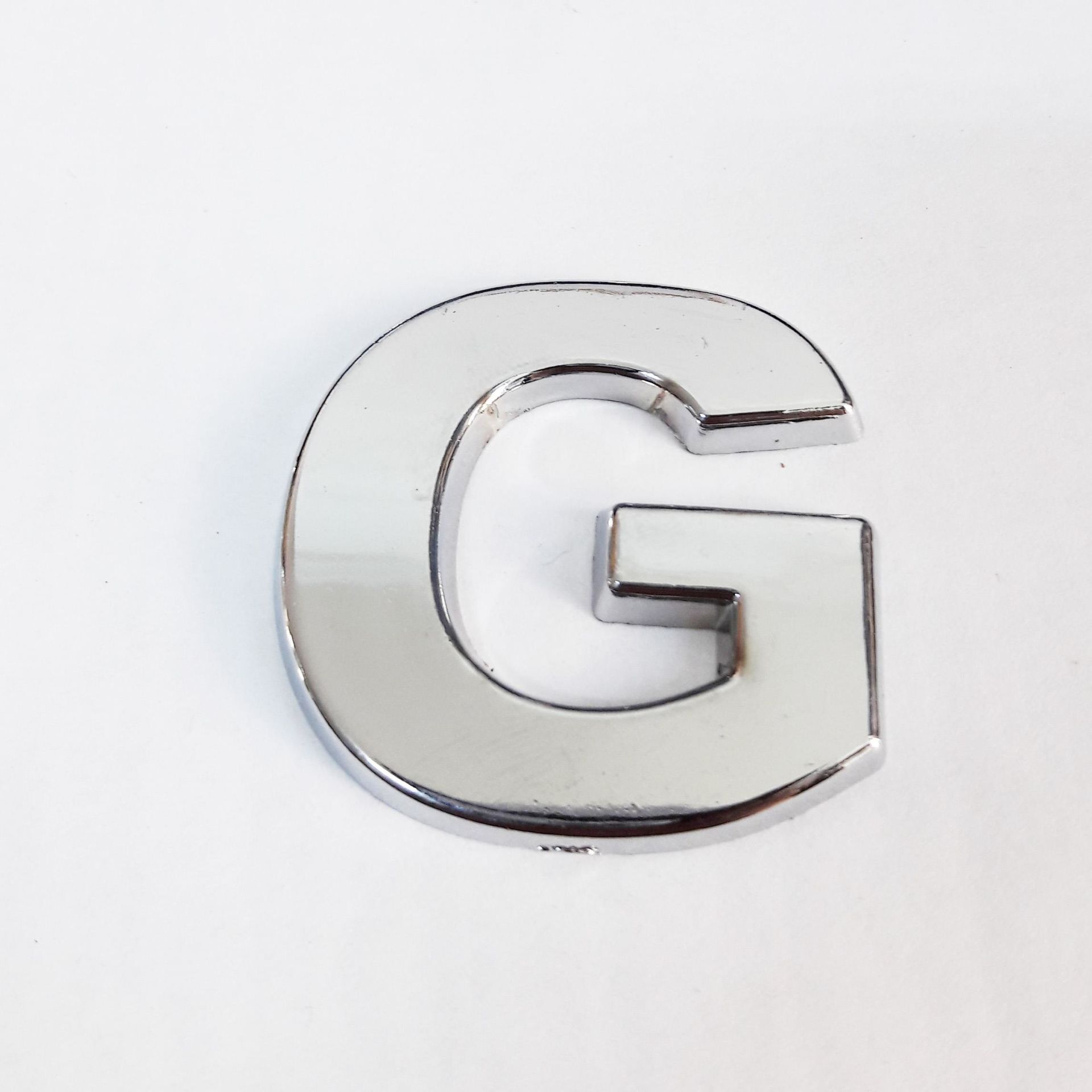 Cemax G Harfi 3,75 Cm Krom Yapışkanlı