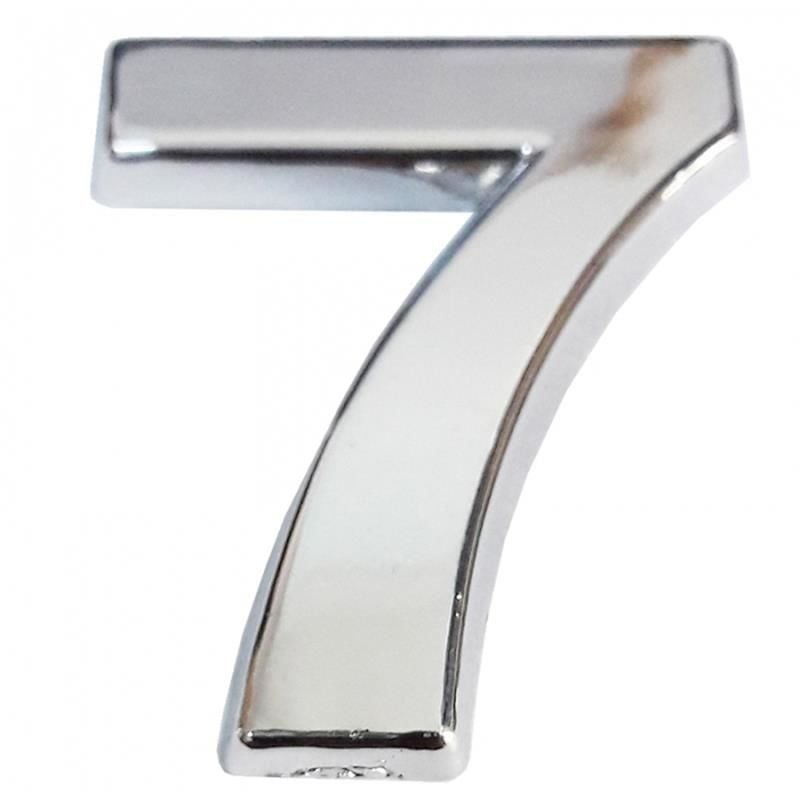Cemax Krom Yapışkanlı 7 Rakamı 5 Cm