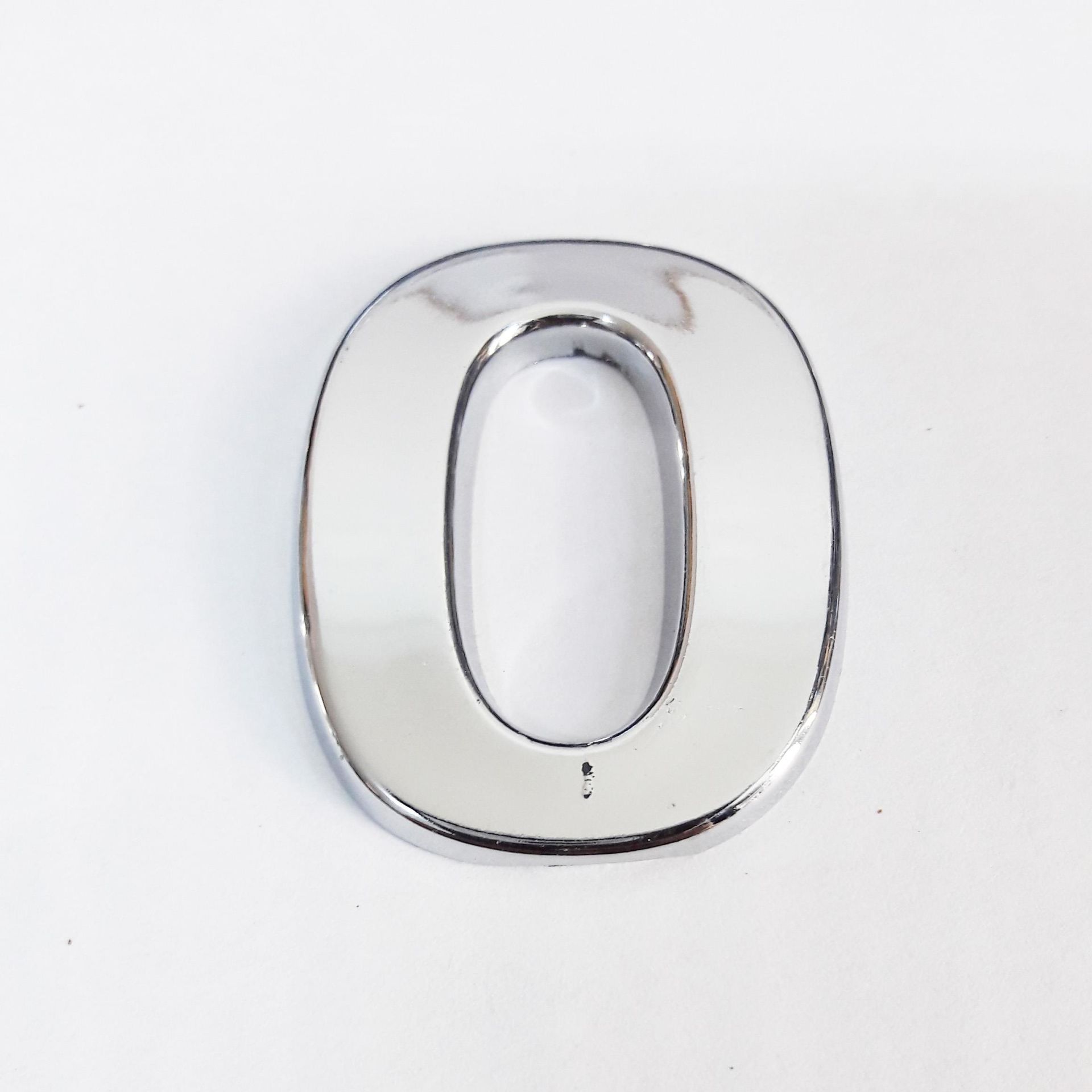 Cemax O Harfi 3,75 Cm Krom Yapışkanlı