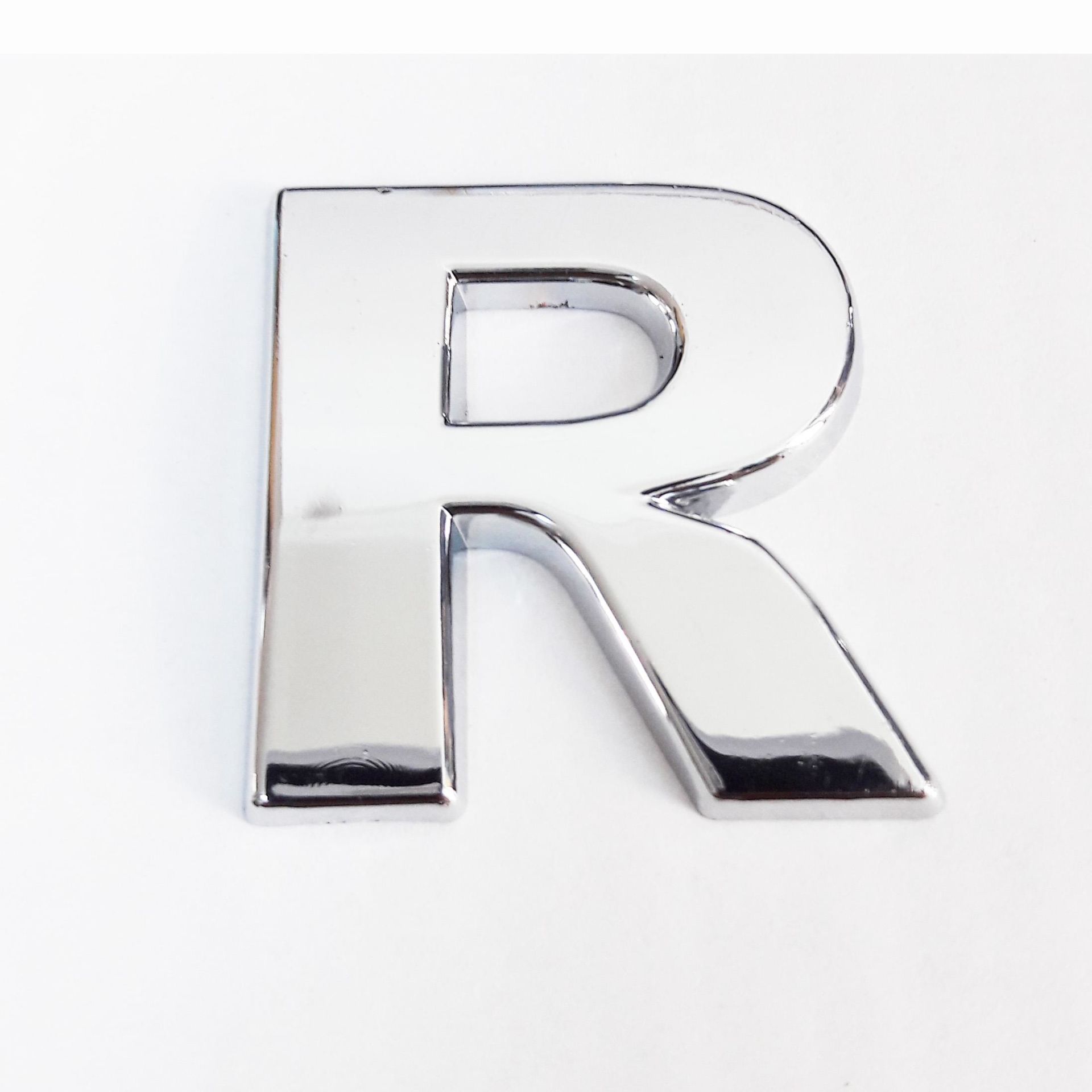 Cemax R Harfi 3,75 Cm Krom Yapışkanlı