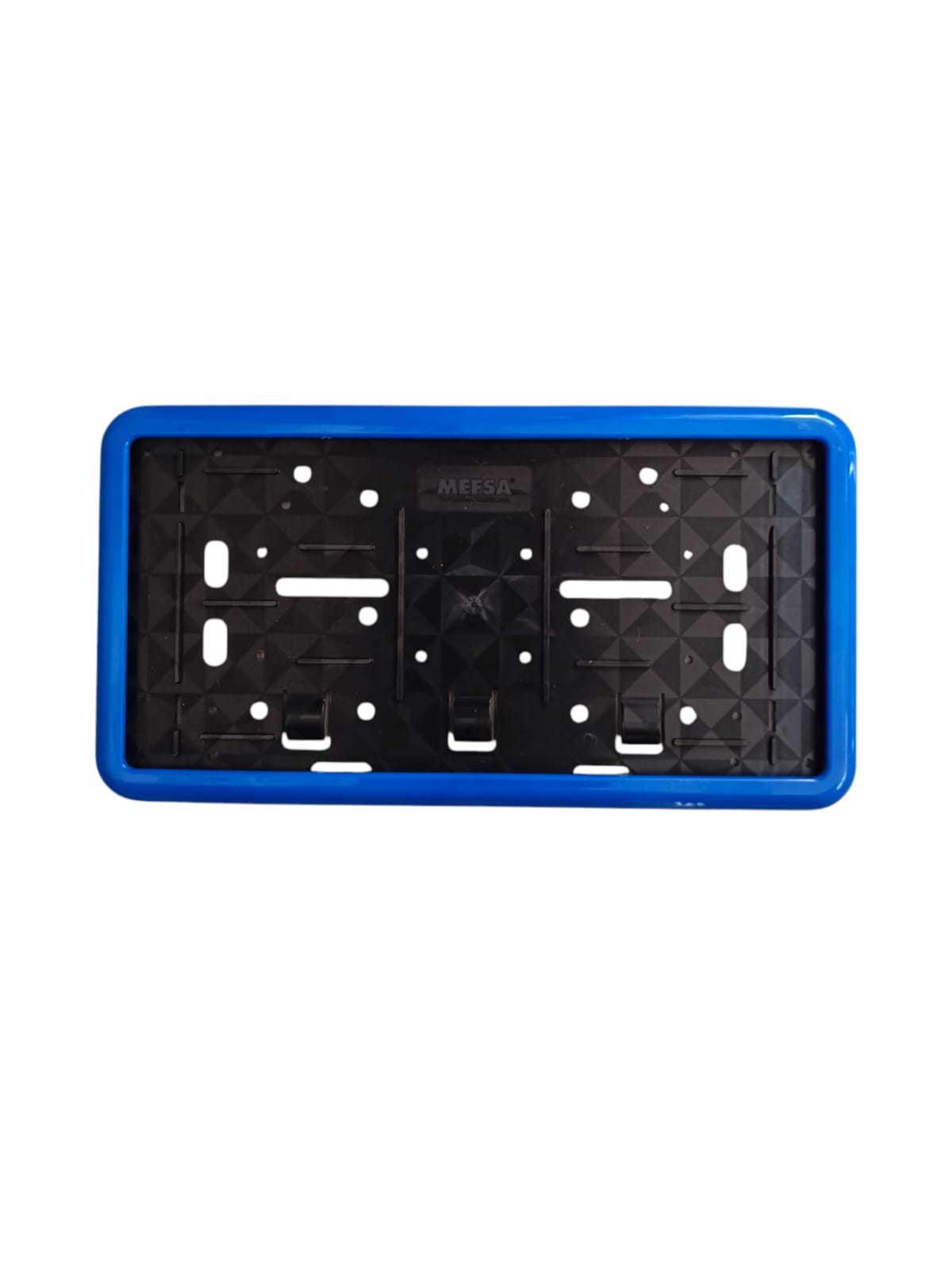 Çerçeveli Dikdörtgen Plakalık Plaka Altlığı Mavi 26X17cm 1 Adet