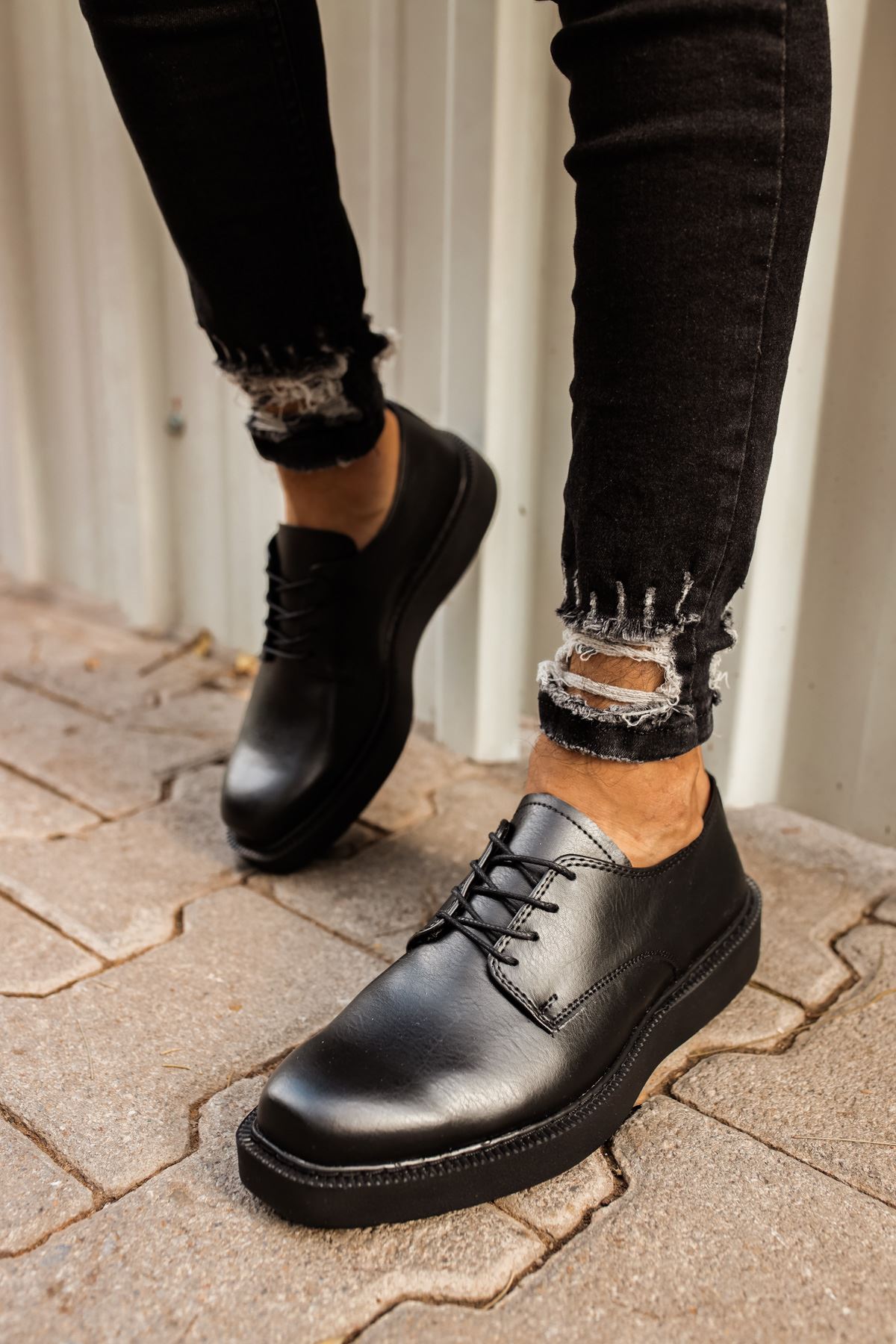 CH001 - FST Classic Lace Erkek Ayakkabı SIYAH