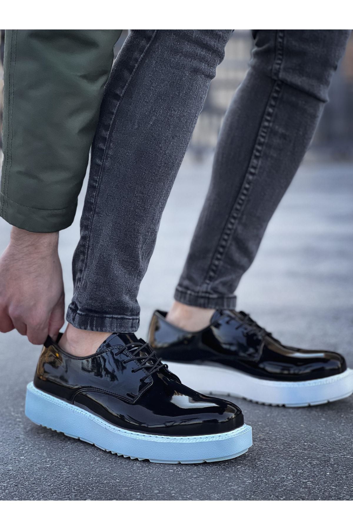 CH001 - RBT Classic Lace Erkek Ayakkabı SIYAH