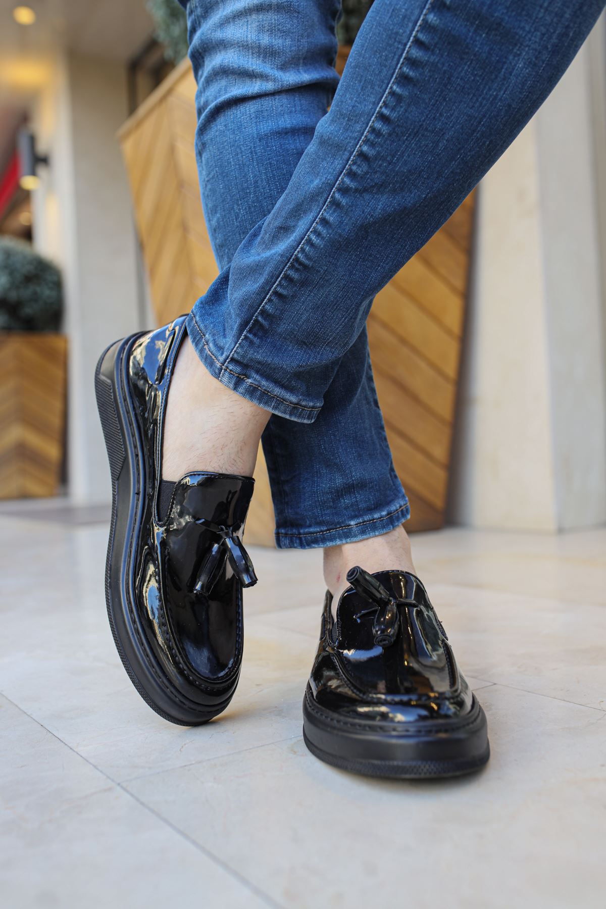 CH127 - RST Loafer-X Erkek Ayakkabı SIYAH