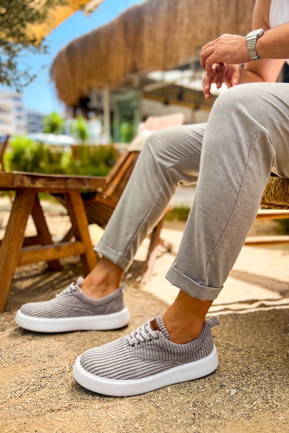 CH173 - KBT Velluto Erkek Ayakkabı ANTRASIT