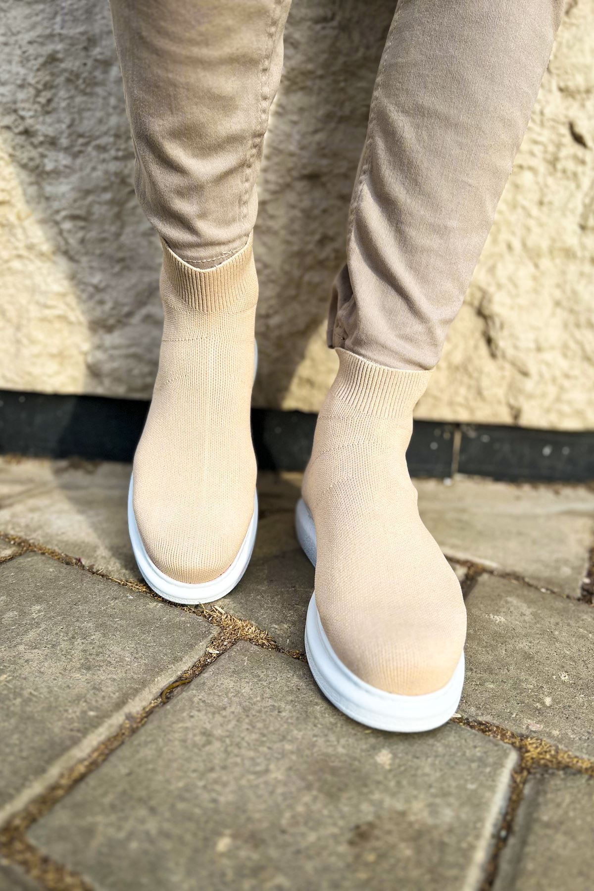 CH207 - TRT Maglieria-T Erkek Ayakkabı KREM