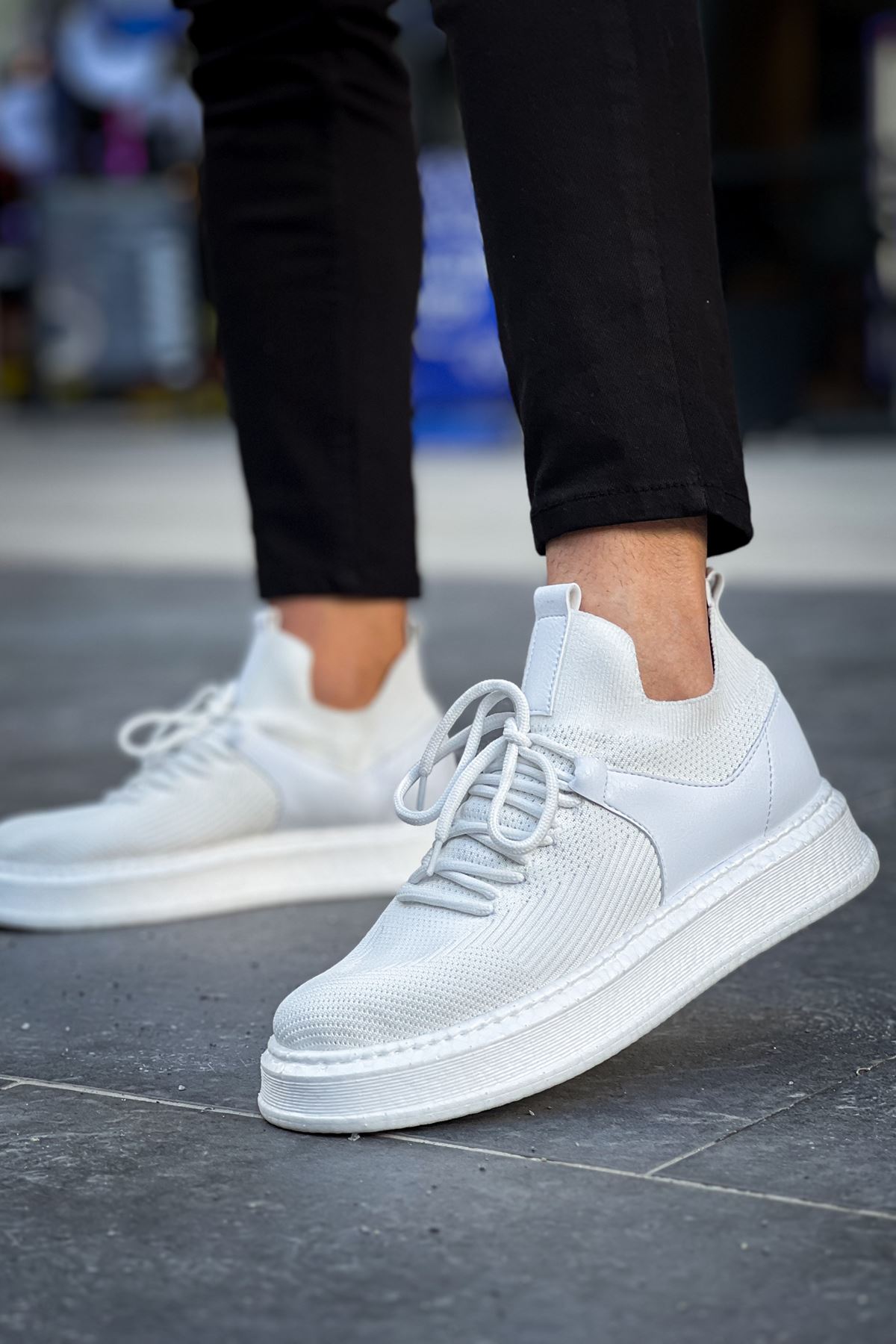 CH2408 - TBT Fusion Erkek Spor Ayakkabı BEYAZ