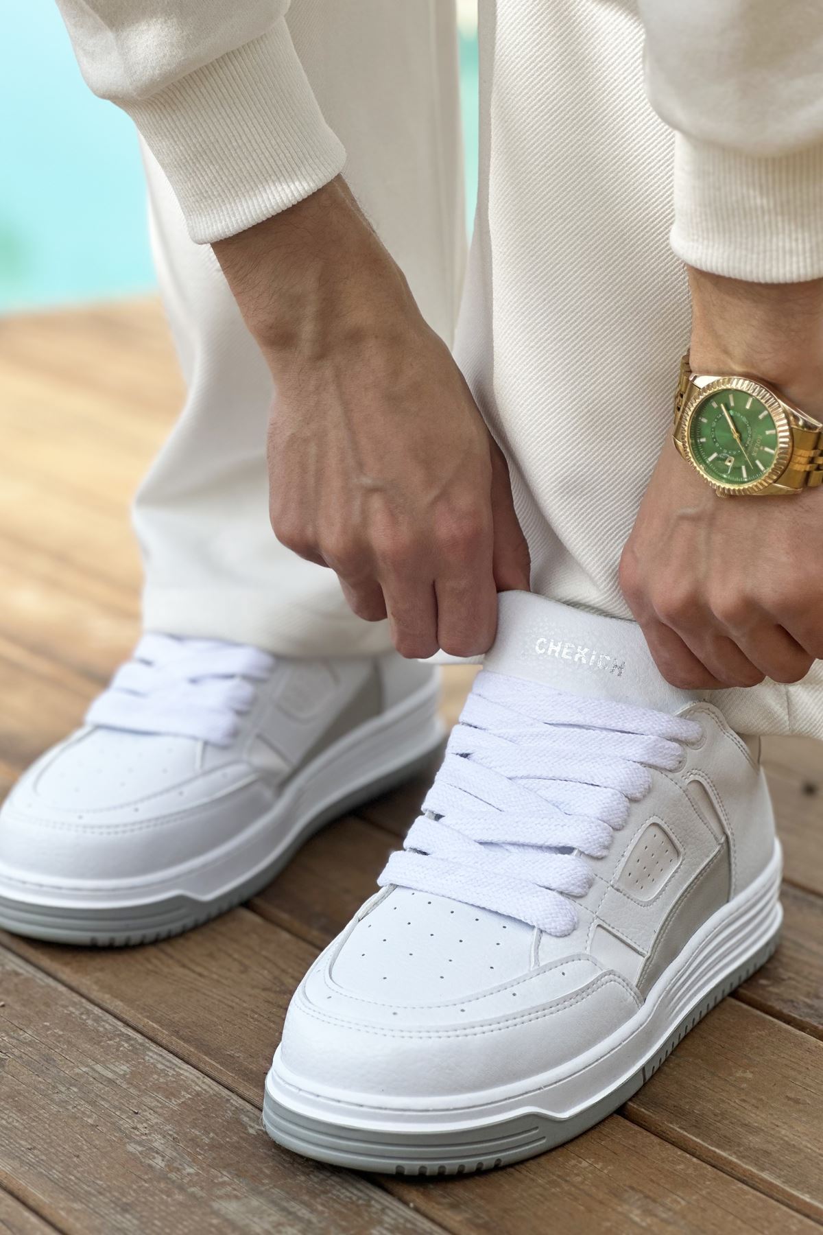 CH2410 - CBT Avax Erkek Spor Ayakkabı BEYAZ