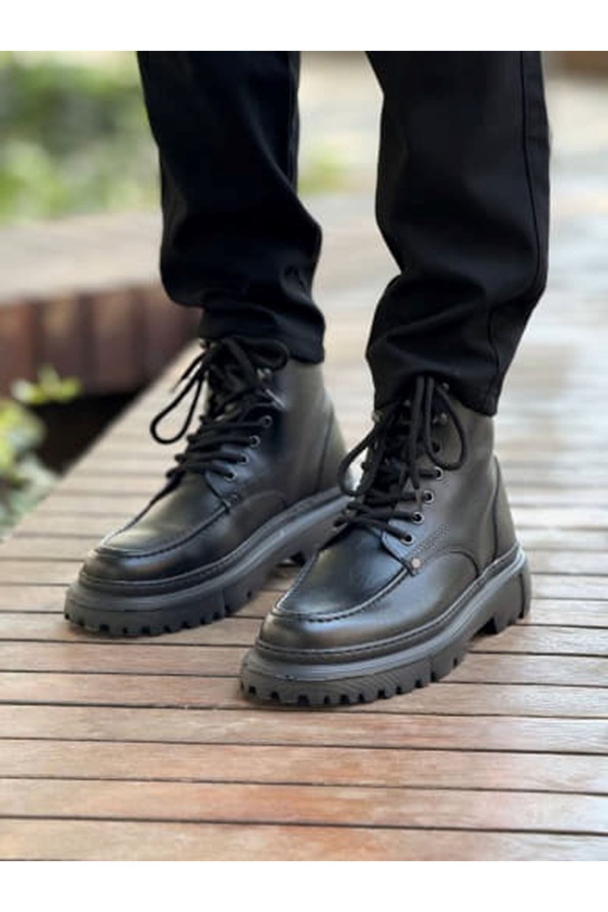 CH2529 - Fantasya ST Erkek Bot SIYAH