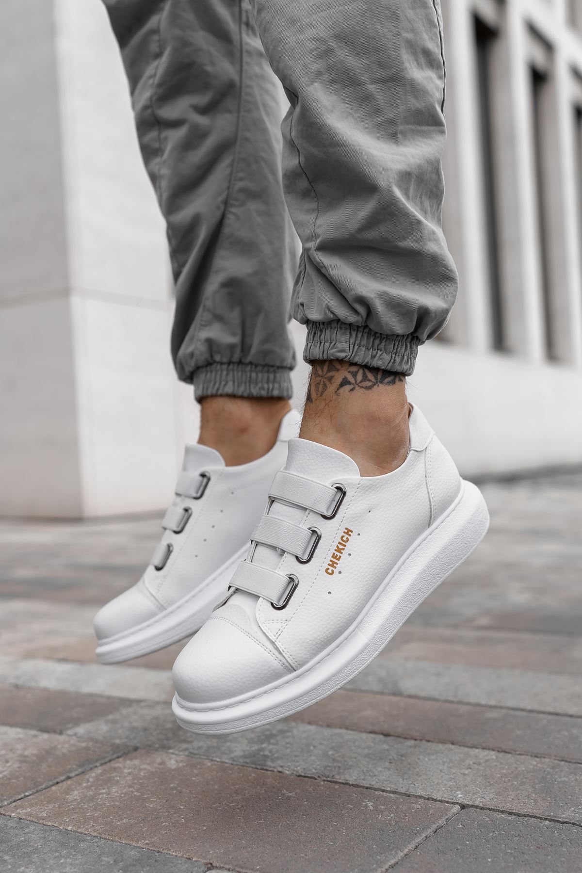 CH253 - CBT Mirror Non Erkek Ayakkabı BEYAZ