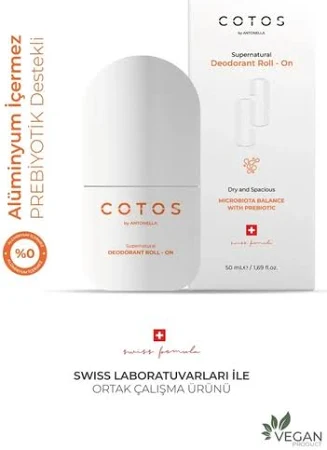 Cotos Deodorant RollOn (Anti̇per spi̇rant Doğal Mi̇neral Tuz)