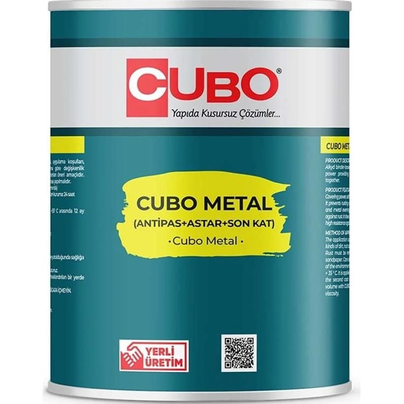 Cubo Metal Pas Boyası Ral 7016 Antrasit GriÌ‡ 2,5 Litre