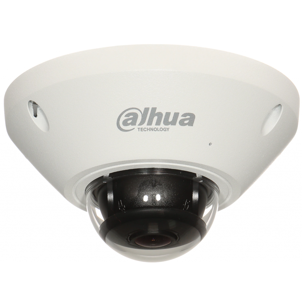 DAHUA IPC-EB5541-AS, 5Mpix, 1.4mm Lens, 10Mt Gece Görüş, H265+, IK10, IP67, Dahili Mikrofon, Sd Kart, Metal Kasa, Fisheye IP Kamera