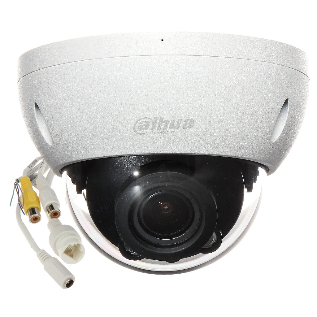 DAHUA IPC-HDBW2441R-ZAS-27135, 4Mpix, 2,7-13,5mm Motorize Lens, H265+,Starlight, 40Mt Gece Görüşü, Dahili Mikrofon, IP67, PoE Dome IP Kamera