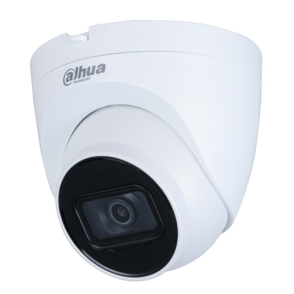 DAHUA IPC-HDW1431T-AS-0280B-S2, 4Mpix, 2,8mm Lens, Starlight, H265+, 30Mt Gece Görüşü, IP67, Mikrofonlu, PoE Dome IP Kamera