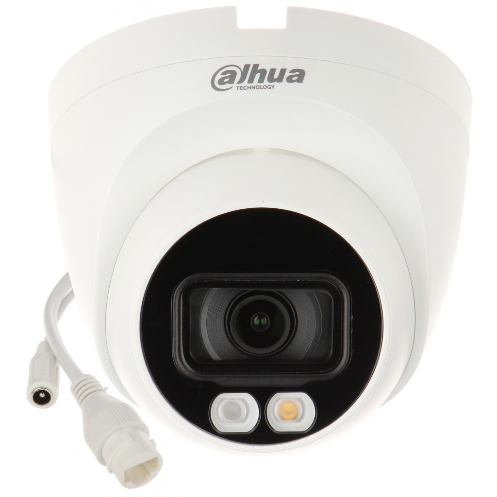 DAHUA IPC-HDW2449T-S-IL, 4Mpix, Full Color, 2,8mm Lens, H265+, 30Mt Gece Görüşü, IP67, Dahili Mikrofon, PoE Dome IP Kamera