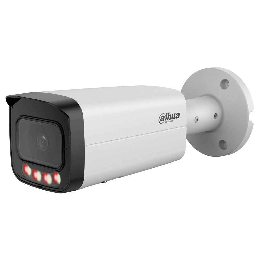 DAHUA IPC-HFW21249T-AS-IL 12Mpix, 3,6mm Lens,SD Kart, Smart Dual Light, H265+, 30Mt Gece Görüşü, IP67, Dahili Mikrofon, PoE Bullet IP Kamera (Beyaz)